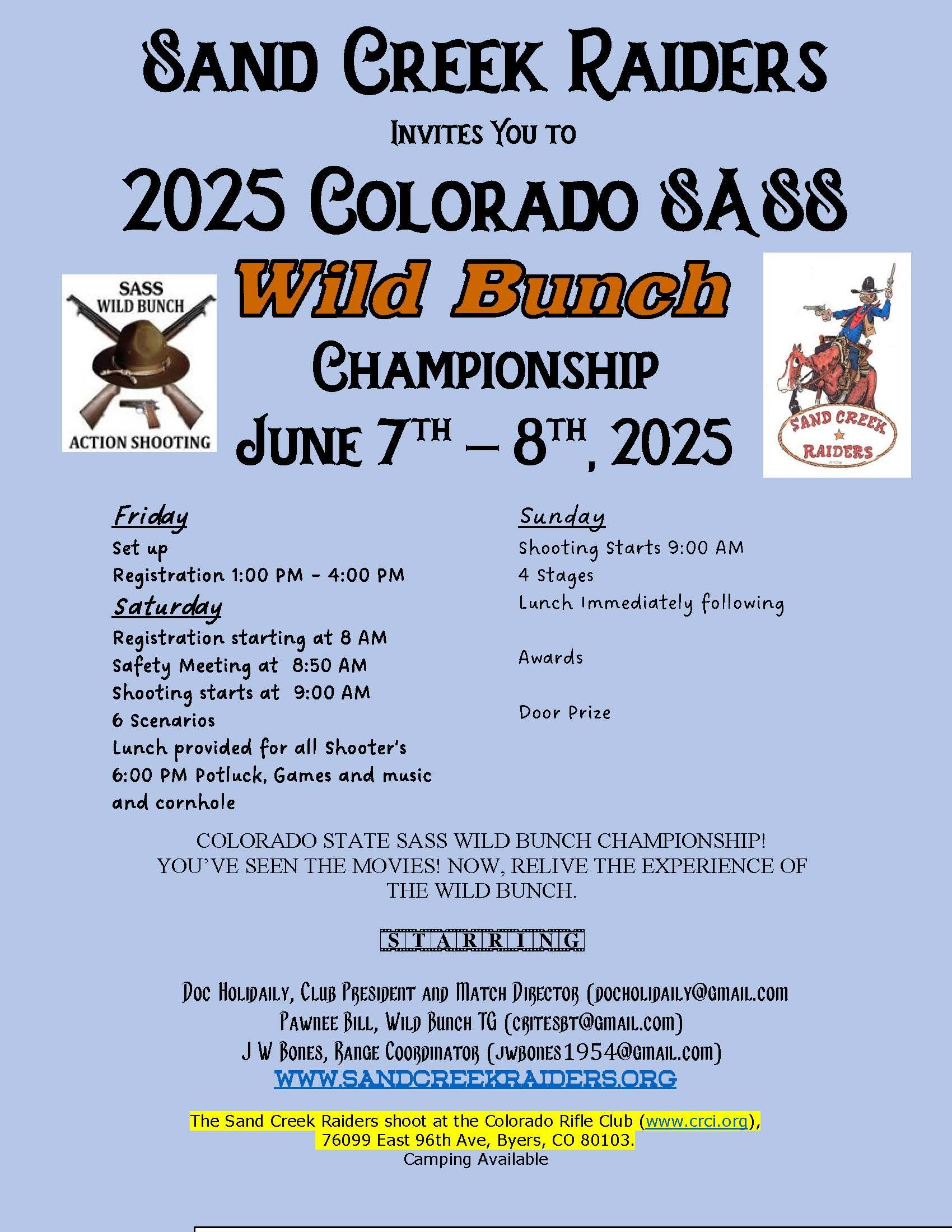 2025 Colorado State Wild Bunch Championship